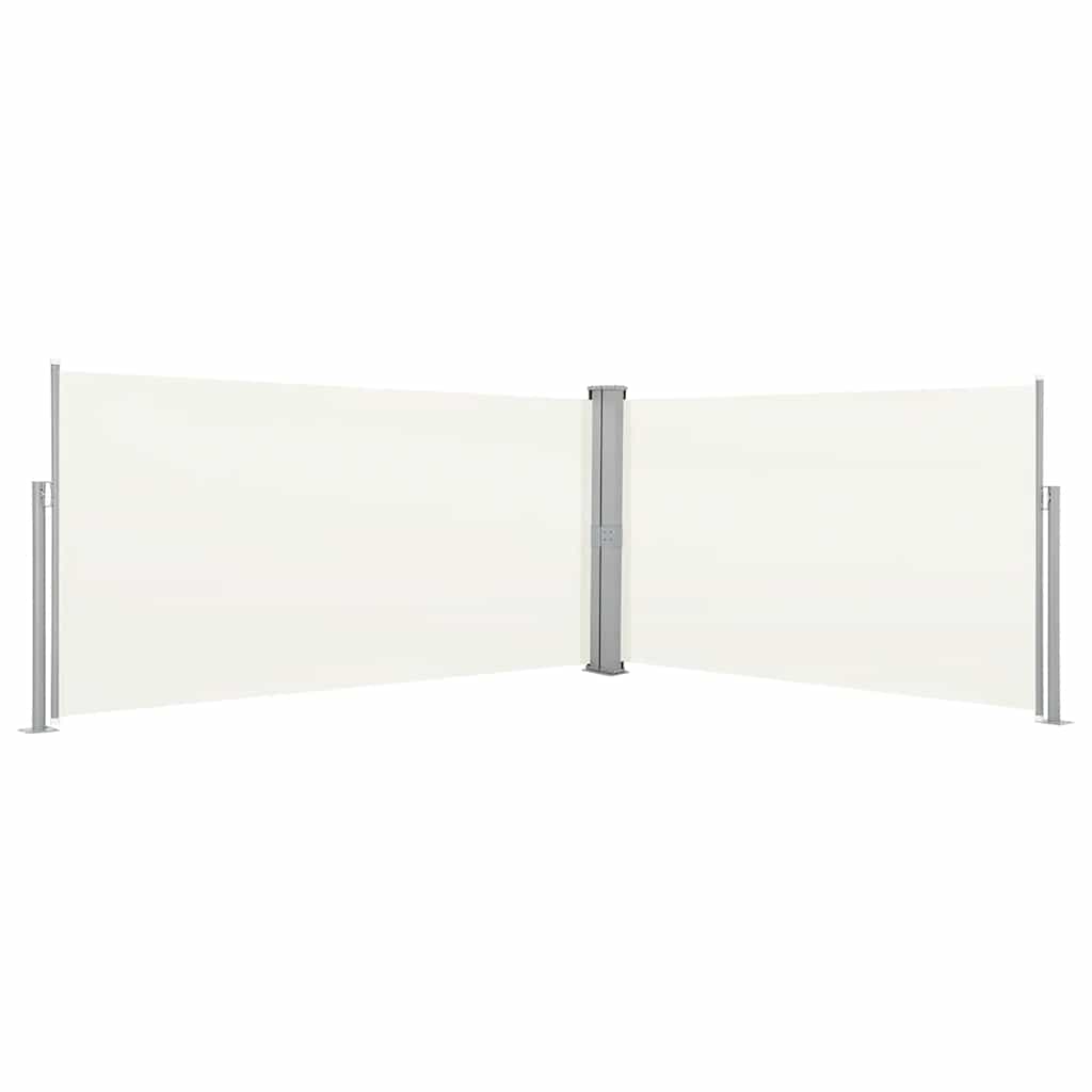 Ausziehbare Seitenmarkise Creme 160x600 cm