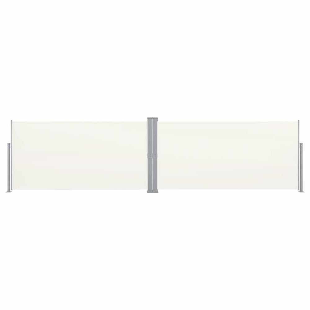 Ausziehbare Seitenmarkise Creme 160x600 cm