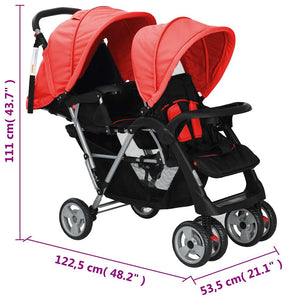 Tandem Kinderwagen für 2 Kinder