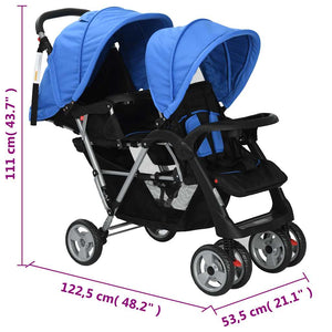 Tandem Kinderwagen für Zwillinge