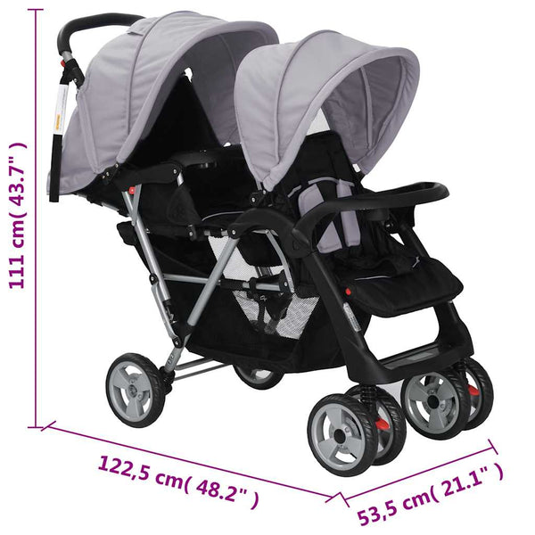 Tandem Kinderwagen für 2 Kinder
