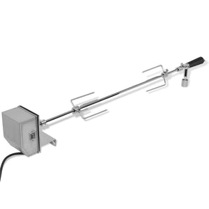 BBQ Rotisserie Drehspieß mit Motor, 900mm