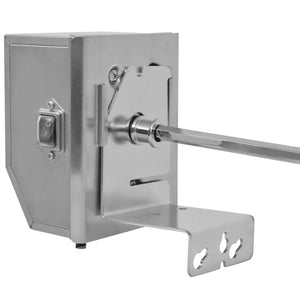 BBQ Rotisserie Drehspieß mit Motor, 900mm