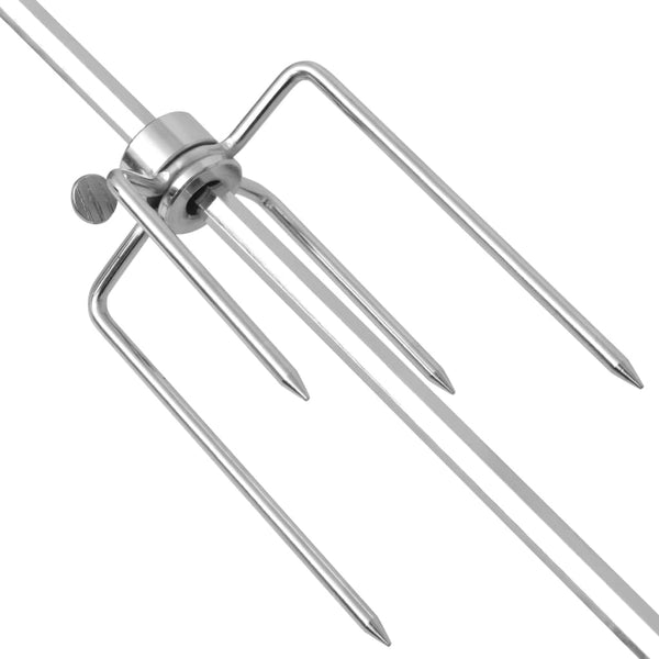 Grill Rotisserie Spieß mit Motor, 1200mm