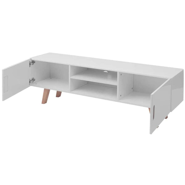 TV-Schrank Hochglanz Weiß 150 cm