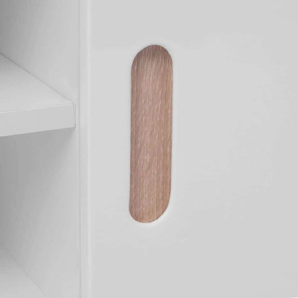 TV-Schrank MDF 150x35x48,5 cm Hochglanz-Weiß