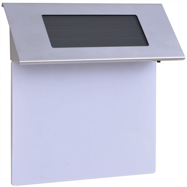 Solar LED Hausnummer Leuchte Edelstahl