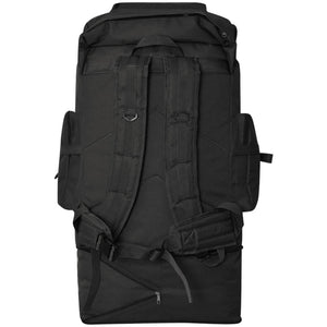 100L Armee Rucksack XXL Schwarz
