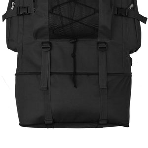 100L Armee Rucksack XXL Schwarz