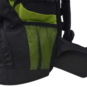 75L Wanderrucksack XXL - Schwarz & Grün