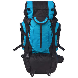 75L Wanderrucksack - Schwarz und Blau