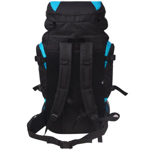 75L Wanderrucksack - Schwarz und Blau