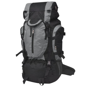 75L Wanderrucksack XXL – Schwarz & Grau