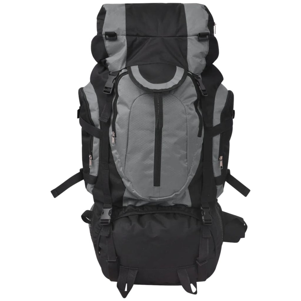 75L Wanderrucksack XXL – Schwarz & Grau