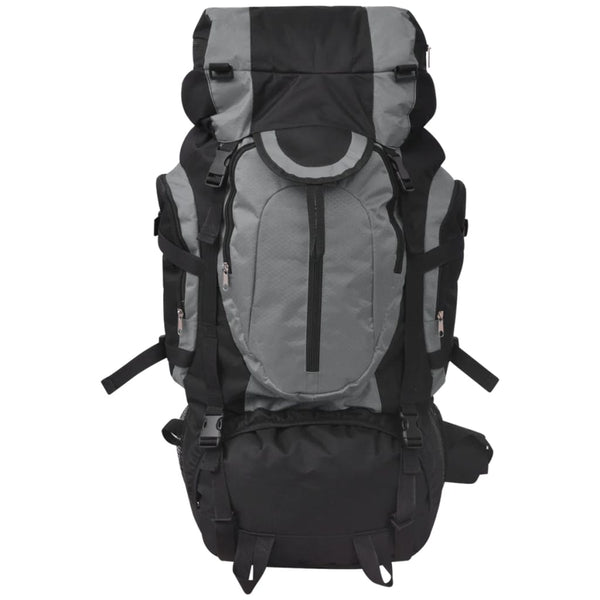 75L Wanderrucksack XXL – Schwarz & Grau