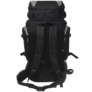 75L Wanderrucksack XXL – Schwarz & Grau