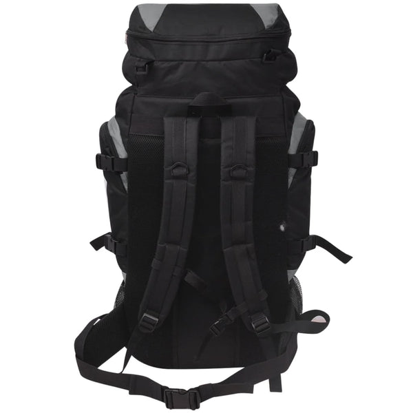 75L Wanderrucksack XXL – Schwarz & Grau