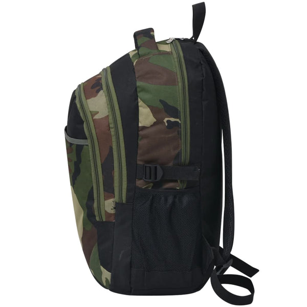40L Schulrucksack - Schwarz und Camo