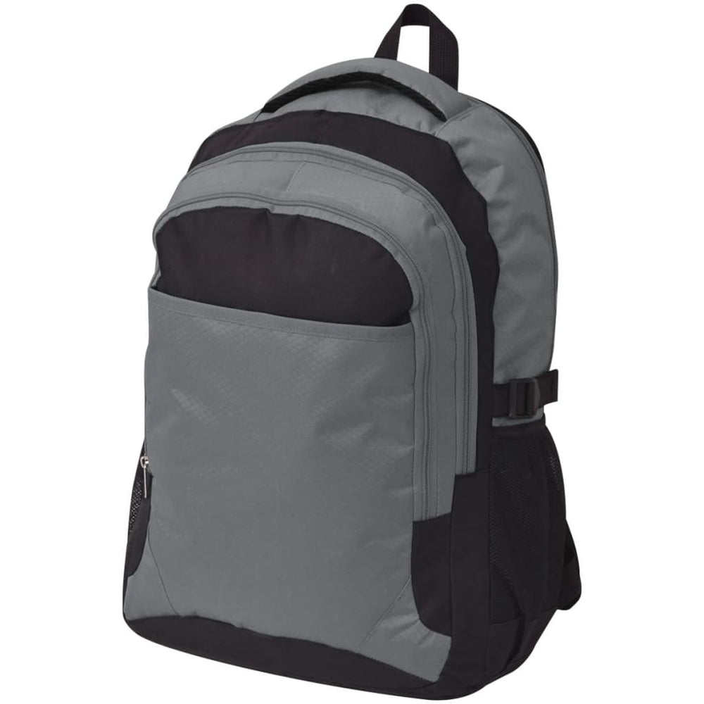 40L Schulrucksack - Schwarz und Grau
