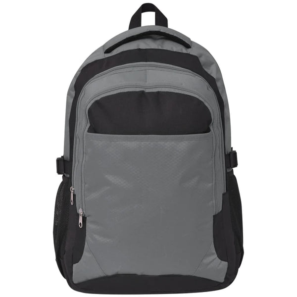 40L Schulrucksack - Schwarz und Grau