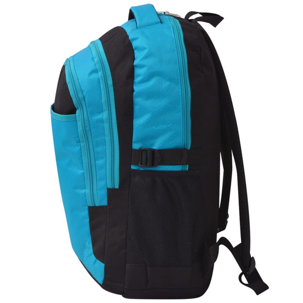 40L Schulrucksack Schwarz und Blau