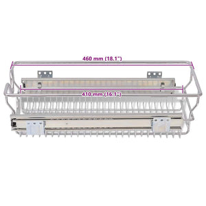 Korbauszug Schublade 300mm, 2er Set