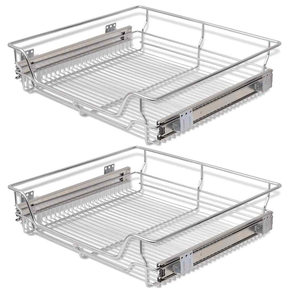 Korbauszug Schublade 600 mm, 2er Set