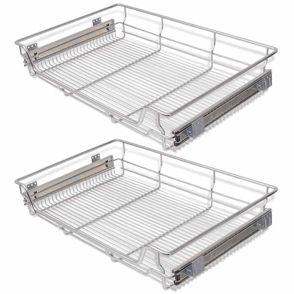 Korbauszug Schublade, 800mm, 2er Set