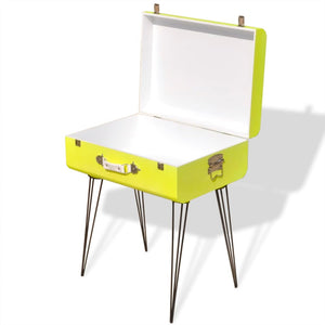 Beistelltisch 49,5x36x60 cm Gelb