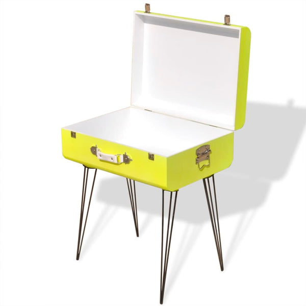 Beistelltisch 49,5x36x60 cm Gelb