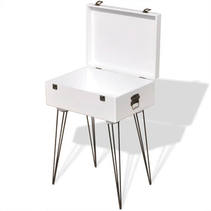 Beistelltisch 40x30x57 cm Weiß