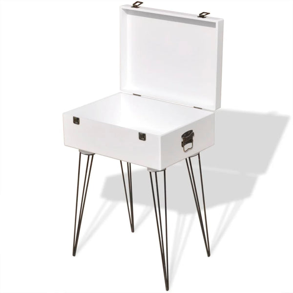 Beistelltisch 40x30x57 cm Weiß