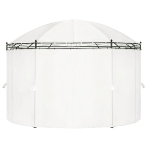 Cremeweißer Gartenpavillon 530x350 cm