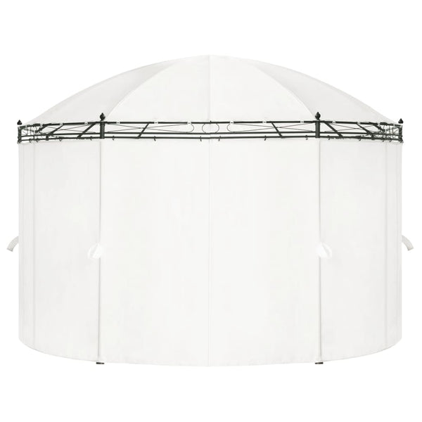 Cremeweißer Gartenpavillon 530x350 cm