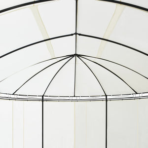 Cremeweißer Gartenpavillon 530x350 cm