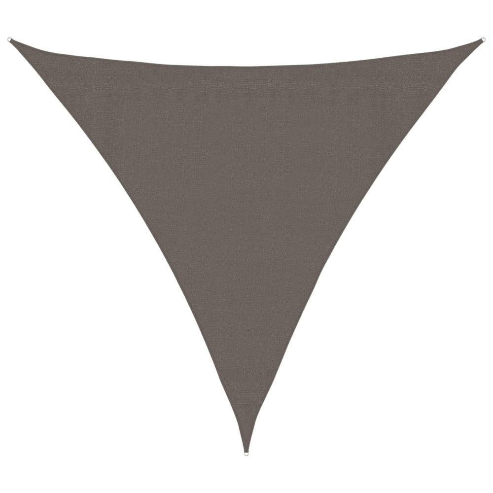 Dreieckiges Sonnensegel HDPE 3,6m Anthrazit