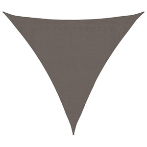 Dreieckiges Sonnensegel HDPE 3,6m Anthrazit