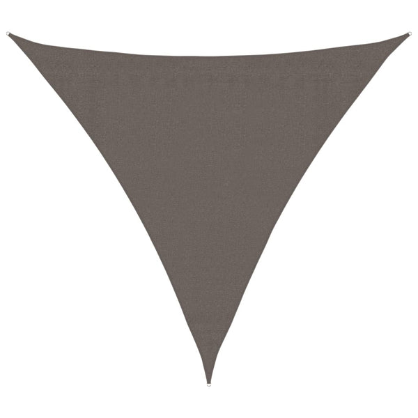 Dreieckiges Sonnensegel HDPE 3,6m Anthrazit