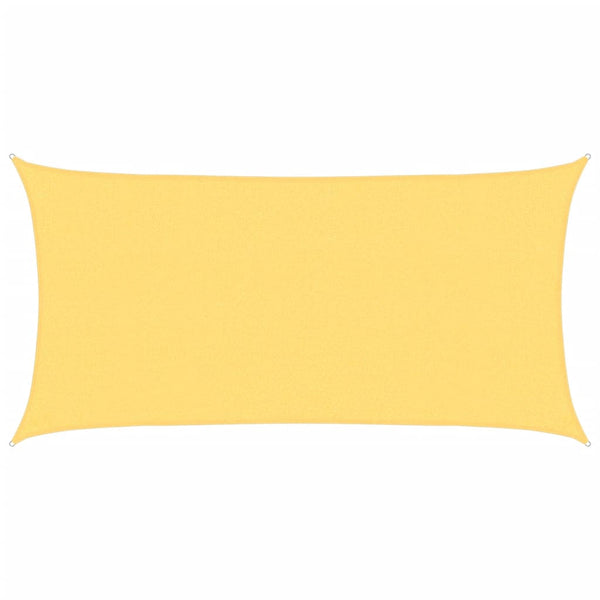 Rechteckiges Sonnensegel HDPE 2x4m Beige
