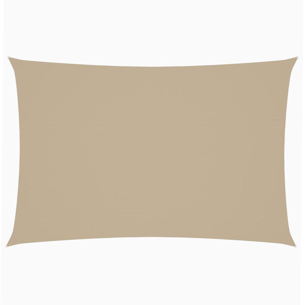 Rechteckiges Sonnensegel Beige 2x4m