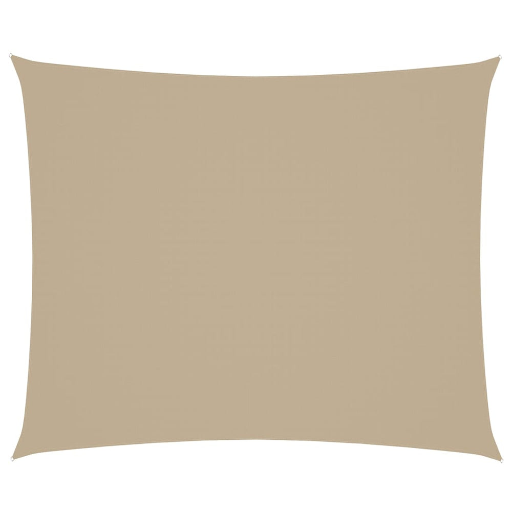Rechteckiges Sonnensegel Oxford Beige 4x6 m