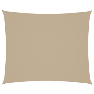 Rechteckiges Sonnensegel Oxford Beige 4x6 m
