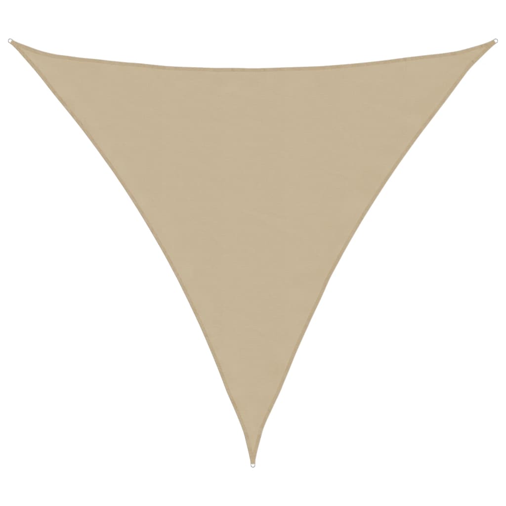 Dreieckiges Sonnensegel Oxford Beige 3,6 m