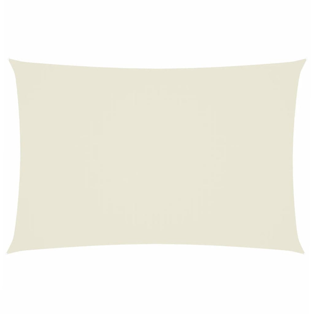 Rechteckiges Sonnensegel Oxford Creme 2x4m