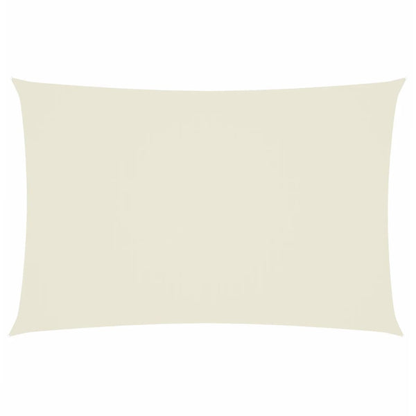 Rechteckiges Sonnensegel Oxford Creme 2x4m