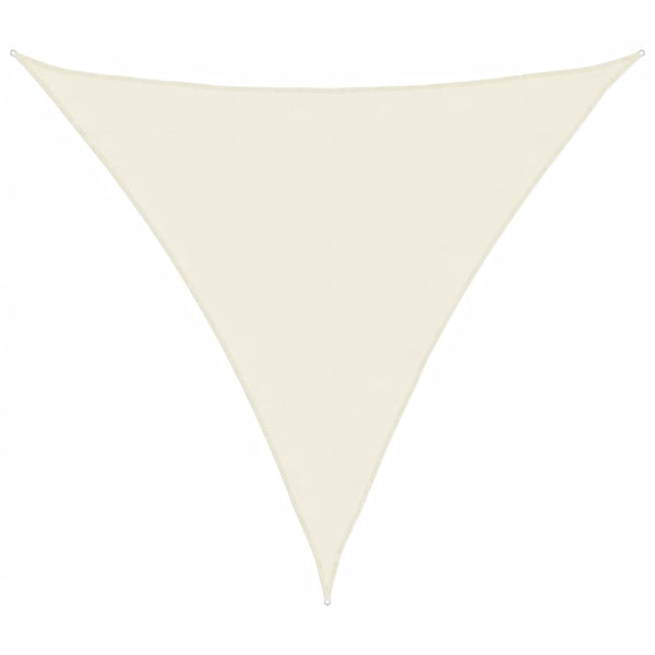 Dreieckiges Sonnensegel Oxford Creme 5x5x5 m