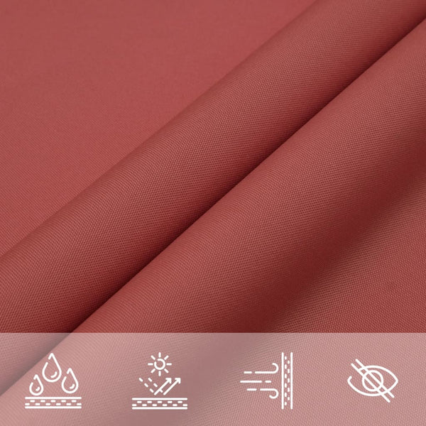 Quadratisches Sonnensegel Oxford 3,6x3,6m Terracotta