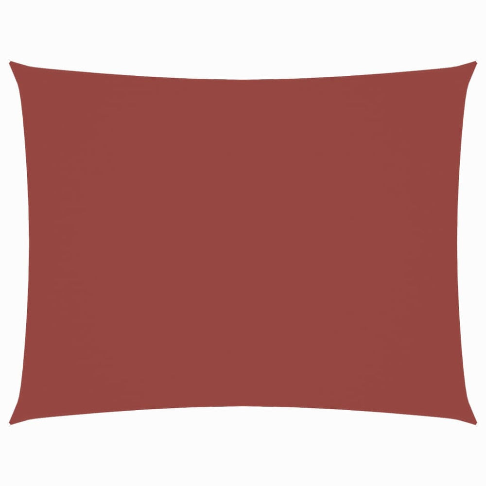 Rechteckiges Sonnensegel Oxford 2x4m Terrakotta
