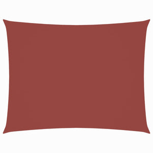 Rechteckiges Sonnensegel Oxford 2x4m Terrakotta