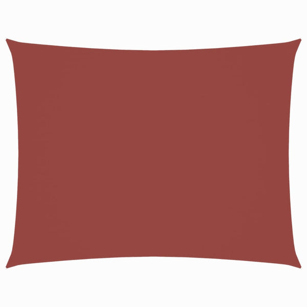 Rechteckiges Sonnensegel Oxford 2x4m Terrakotta
